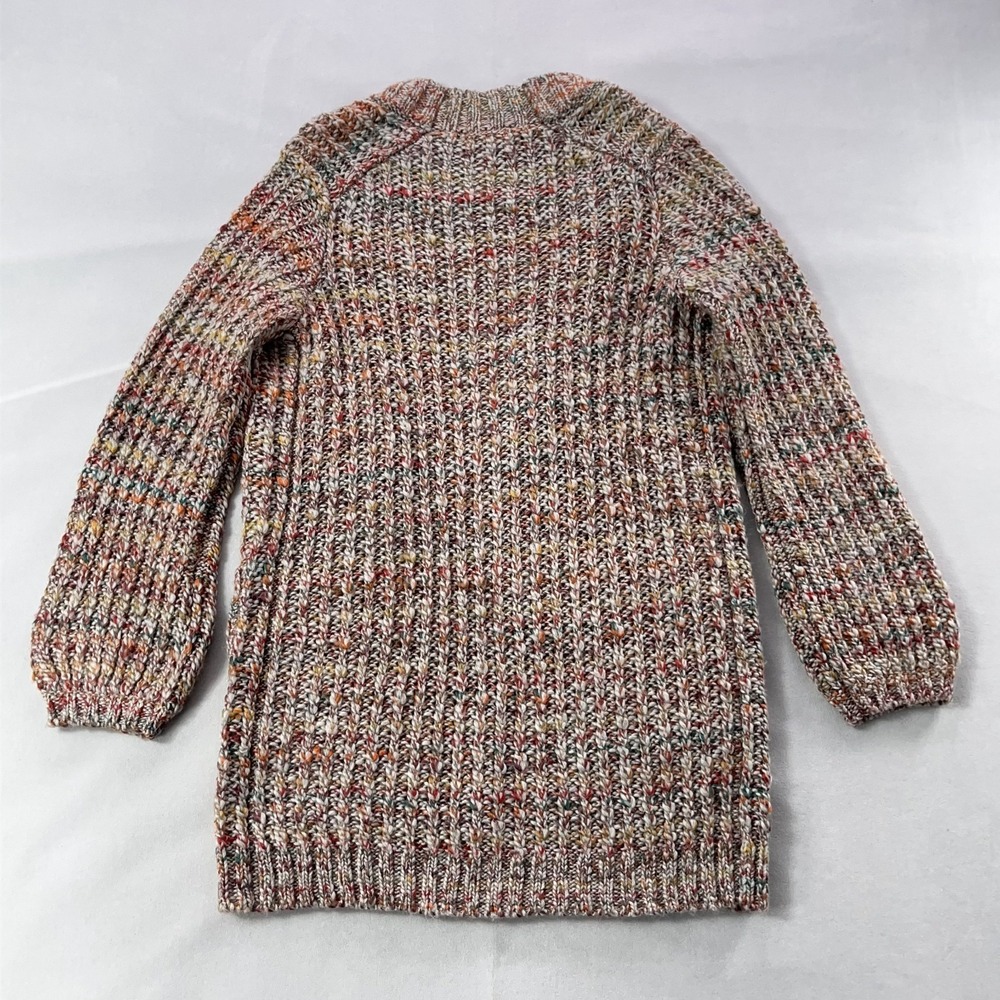 Marine Layer Ontario Cardigan Sweater Women Small Rainbow Marl Chunky Knit - Picture 7 of 14